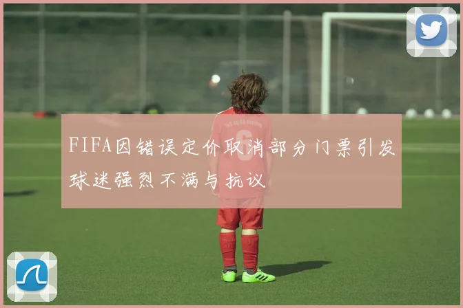FIFA因错误定价取消部分门票引发球迷强烈不满与抗议
